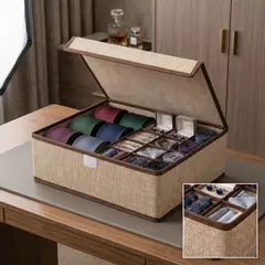 ARMONIA - Organizador Corbatas Y Accesorios Beige 7EF