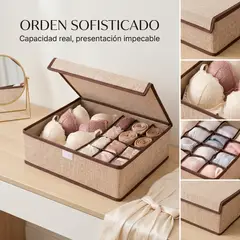 ARMONIA - Organizador Ropa, Calcetines Y Accesorios Beige 7EF