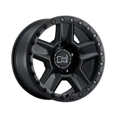 GENERAC - Juego 4 Llantas Black Rhino Ravine 17x8.5 - 6x139.7 - ET -18 - Matte Black