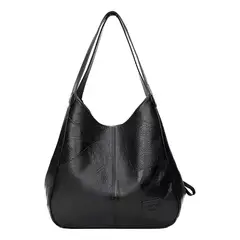GENERICO - Bolso de Hombro para Mujer de Cuero PU Suave con Gran Capacidad BELUG