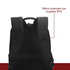 DOURMONT - Mochila Notebook 25 Litros Ajustable Premium Black