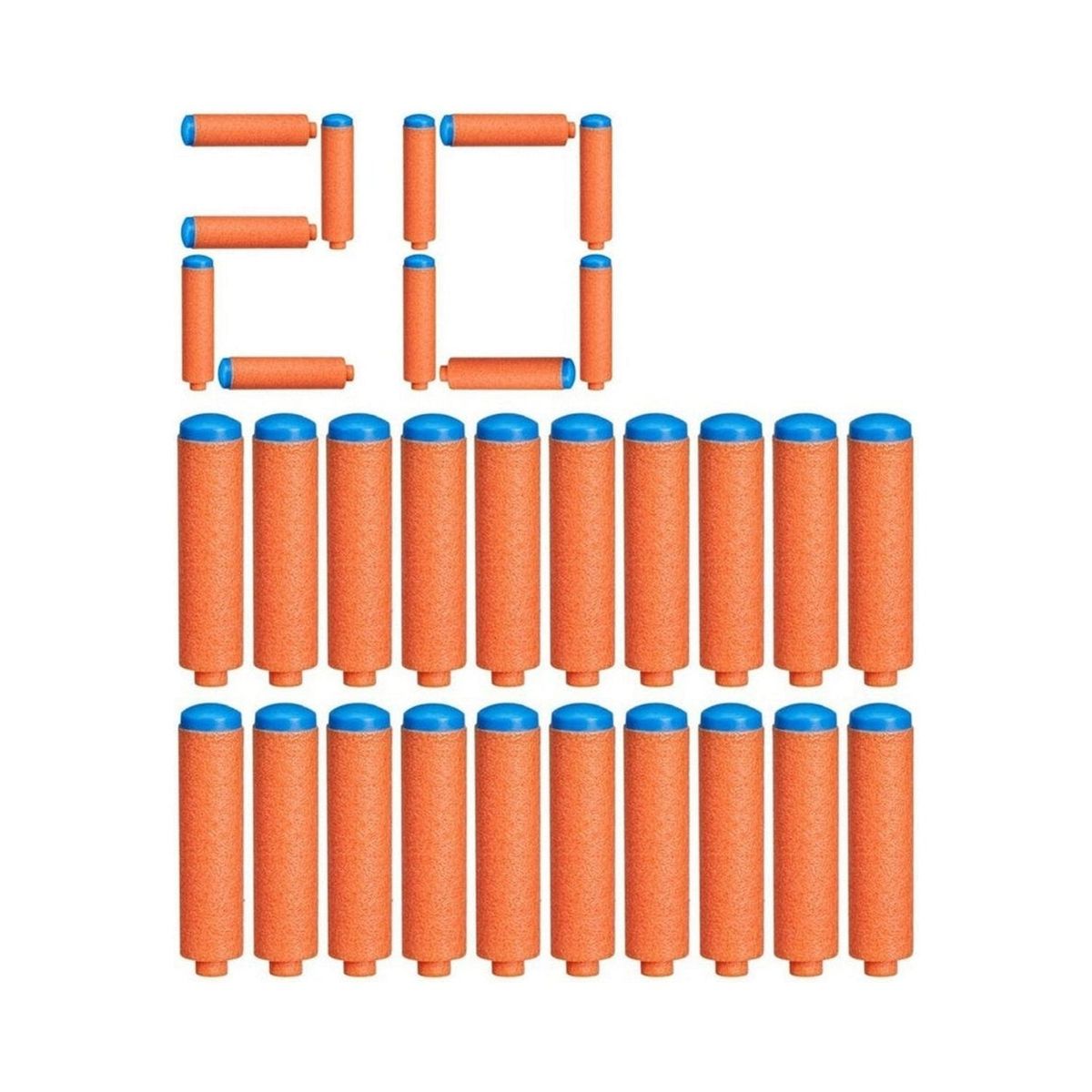 NERF - DARDOS NERF SERIES 20 UNIDADES