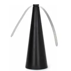 GENERICO - Abanico Ventilador Repelente De Moscas Portatil Negro