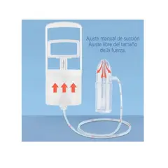 GENERICO - Aspirador Nasal para Bebé Manual con Depósito Transparente