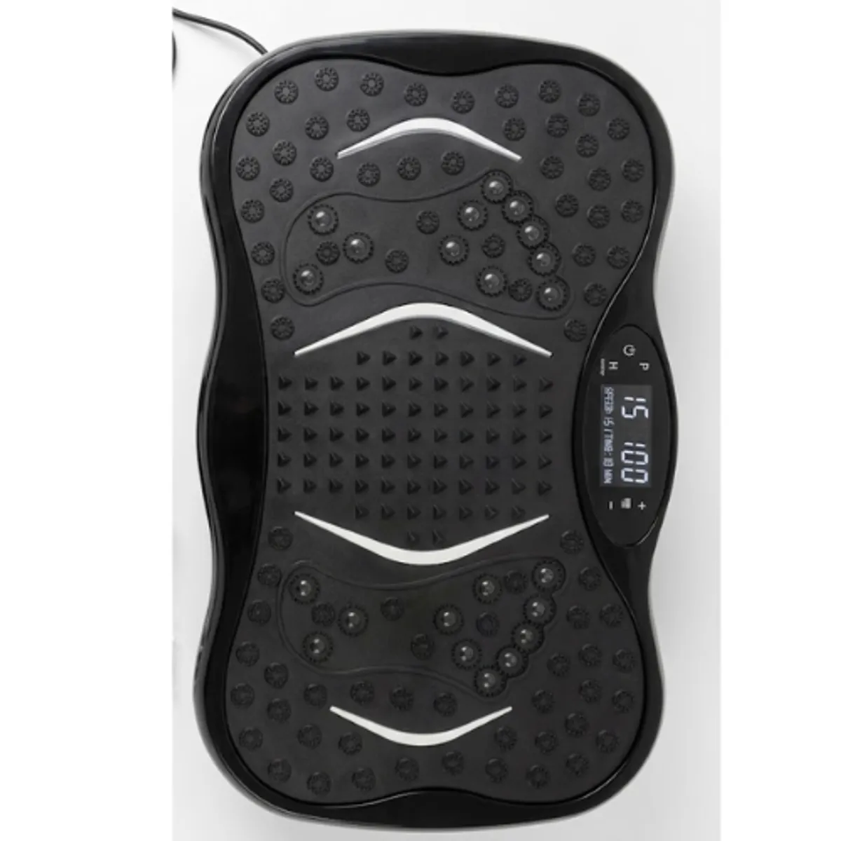 GENERICO - Plataforma Vibratoria de Ejercicios y Masaje con Bandas de Resistencia y Control Remoto