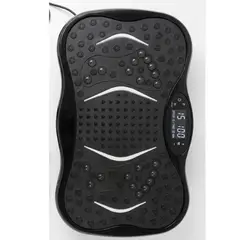 GENERICO - Plataforma Vibratoria de Ejercicios y Masaje con Bandas de Resistencia y Control Remoto