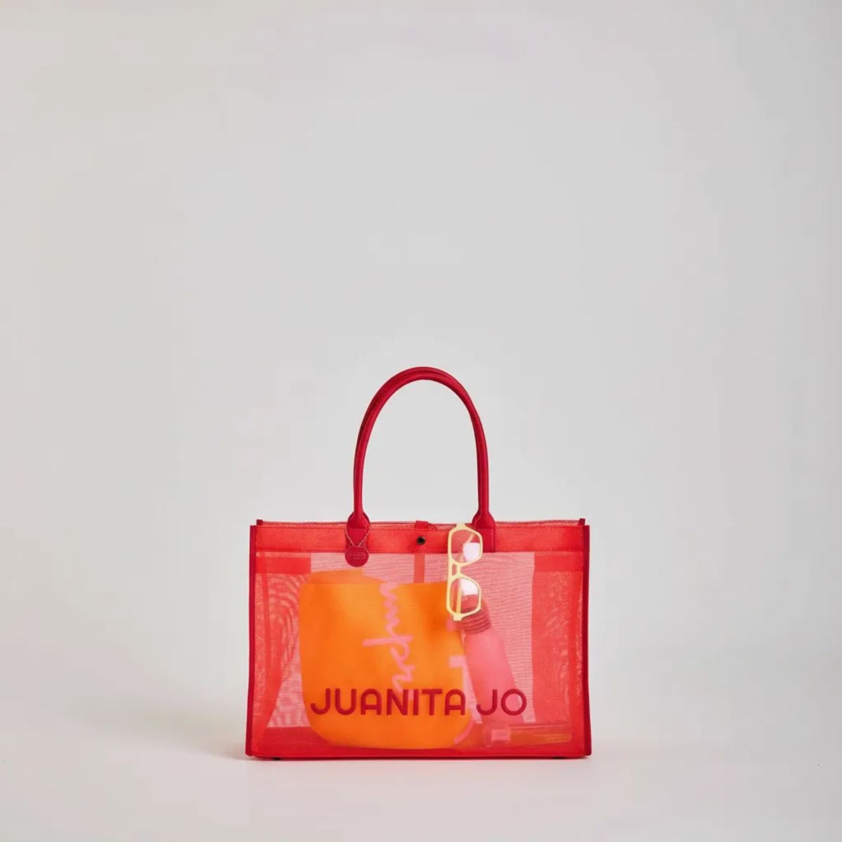 JUANITA JO - Cartera Bolso De Playa Nissi Rojo