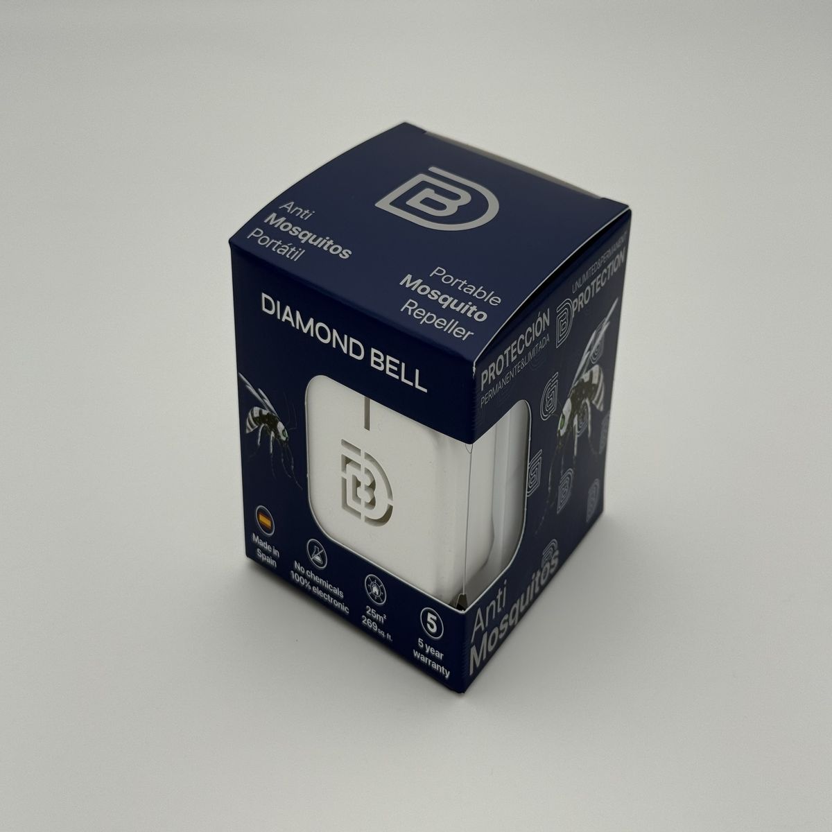 DIAMOND BELL - Repelente Anti Mosquitos Portatil Diamond Bell Db-02b