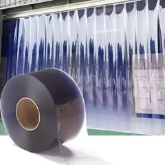 GENERICO - Rollo De Lamas Cortina De Pvc Media Temperatura 2m X 2mm 50m Transparente