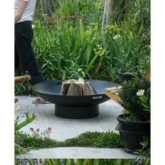 AMOBLE - Brasero Castel 100cm Negro