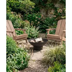 AMOBLE - Brasero Castel 60cm Negro