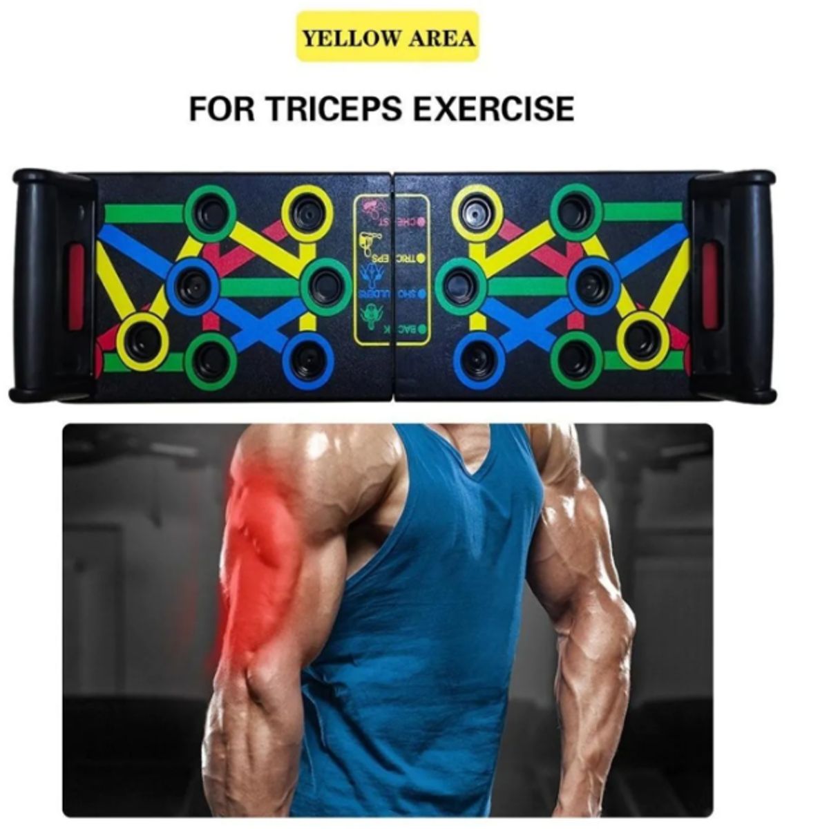 GENERICO - Tabla Para Flexiones Push Up Multiuso Fitness Pro Total
