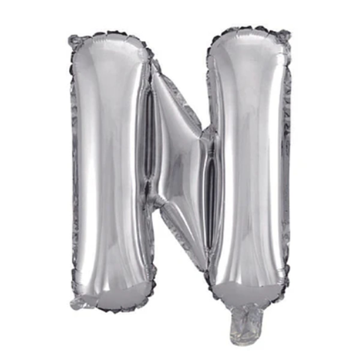 GENERICO - Globos metalizados de letras 40 pulgadas  PLATEADAS LETRA N