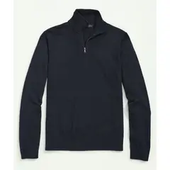 BROOKS BROTHERS - Sweater Hombre Ultimate Merino Wool Half-Zip Azul