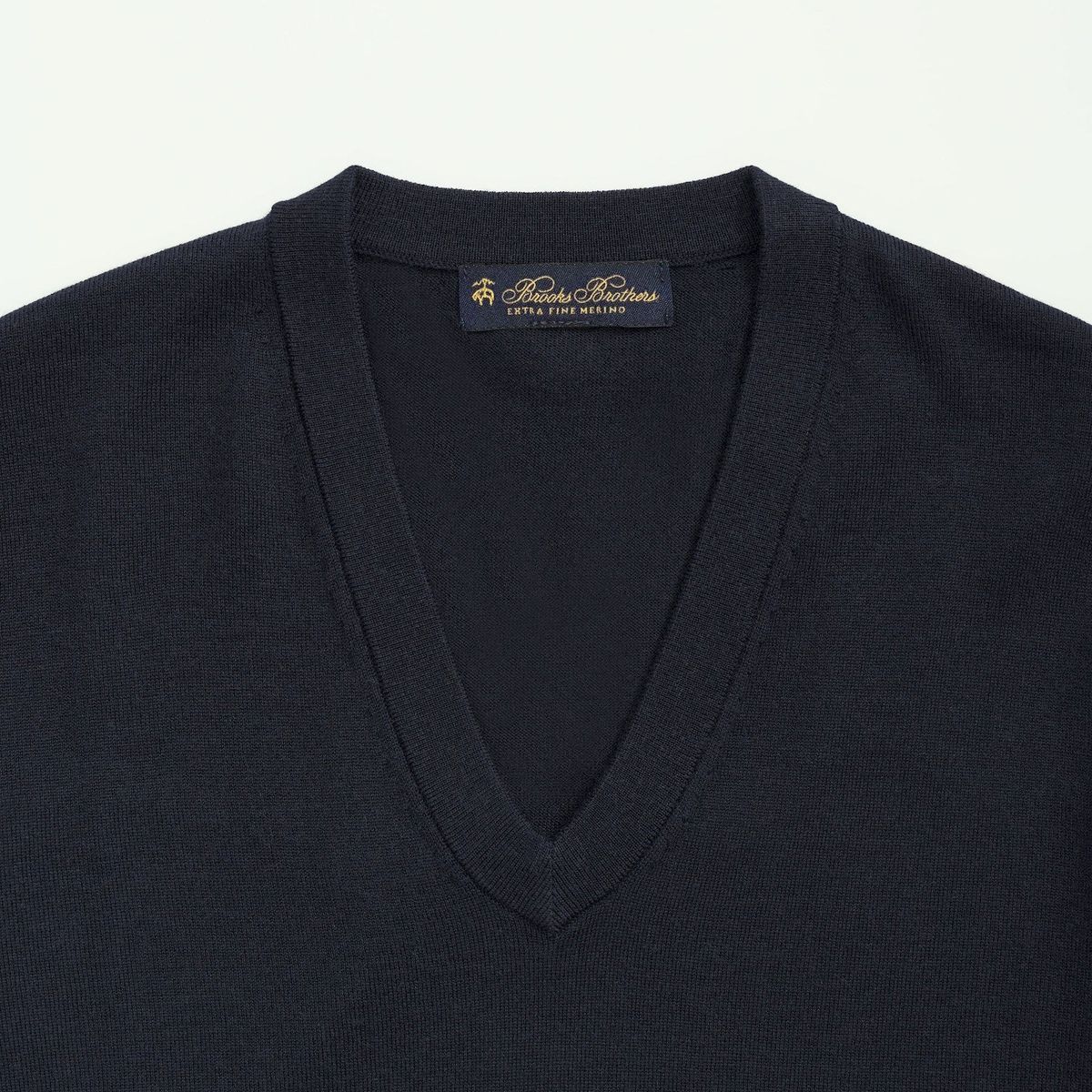 BROOKS BROTHERS - Sweater Hombre Ultimate Merino Wool V-Neck Azul Brooks Brothers