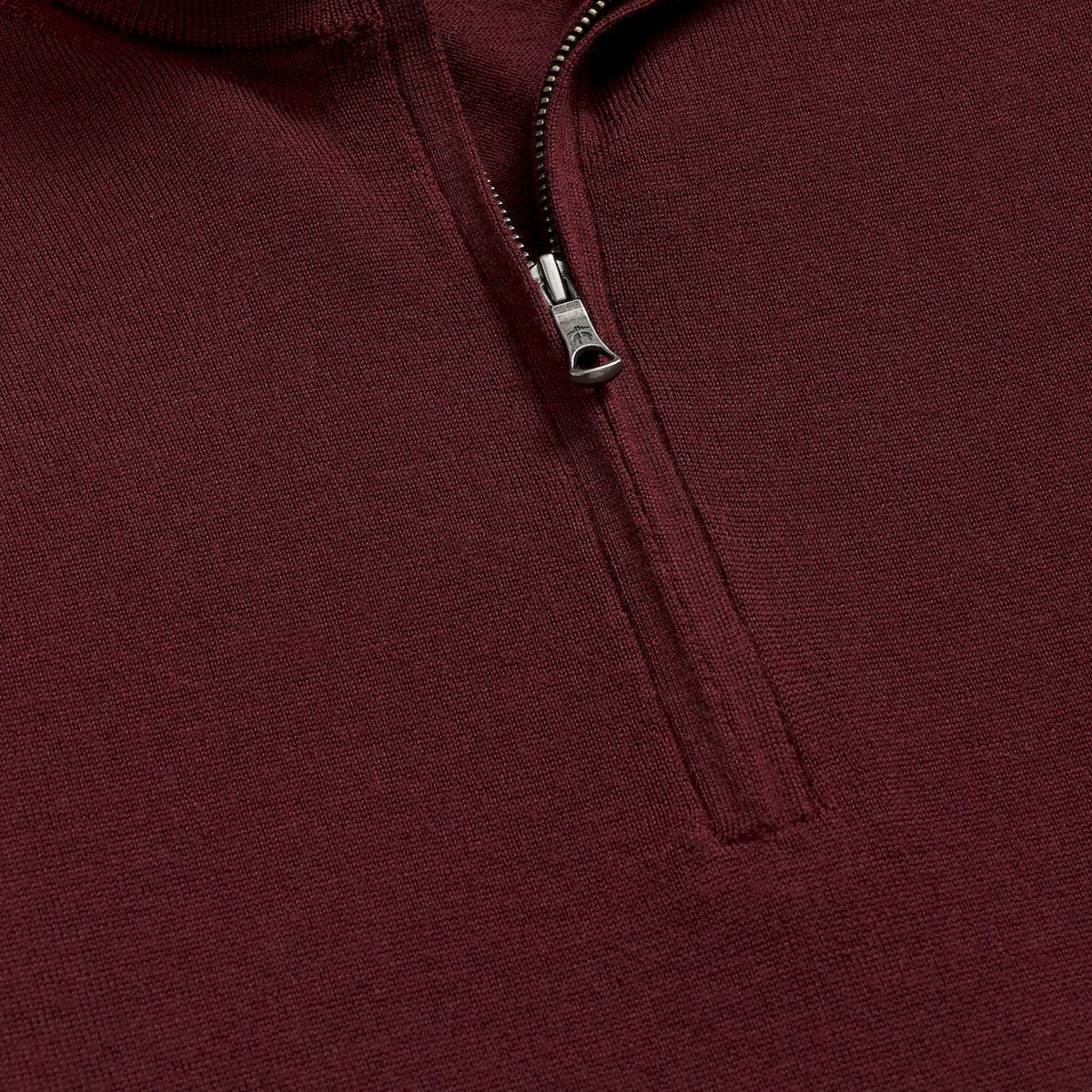 BROOKS BROTHERS - Sweater Hombre Merino Wool Half-Zip Rojo Brooks Brothers