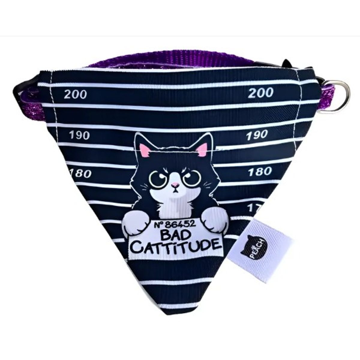 GENERICO - Bandana para Gato con collar diseño Peligroso