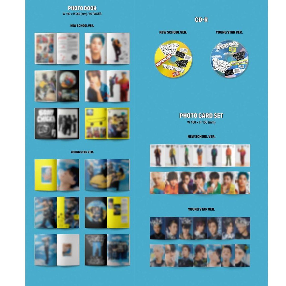 GENERICO - NCT DREAM The 2nd Repackage Album Beatbox Photo Book New School Ver.