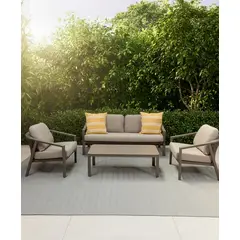 AMOBLE - Alfombra Pet Magdalena Gris 390 X 290