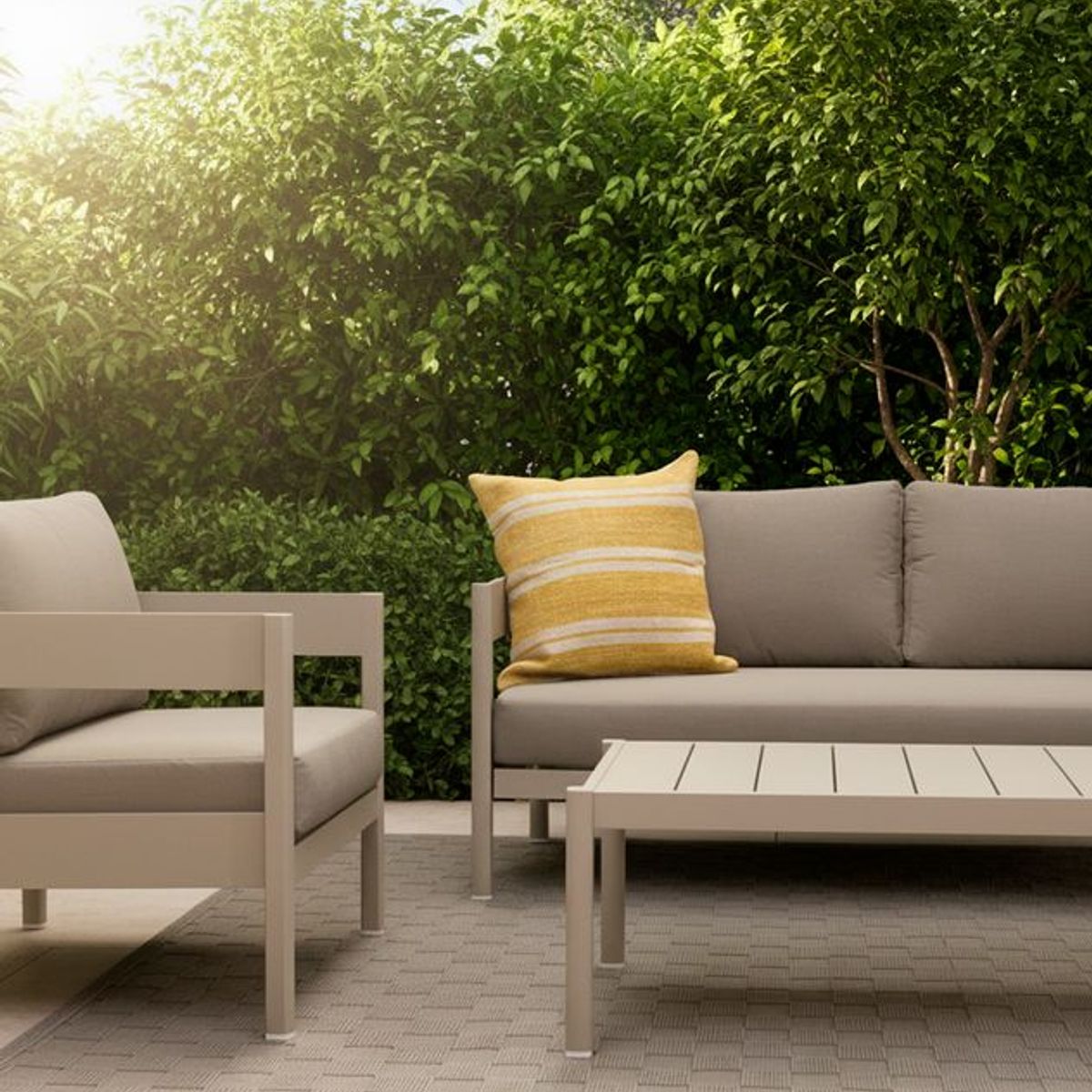 AMOBLE - Alfombra Pet Carla 390 X 290 Beige Amoble