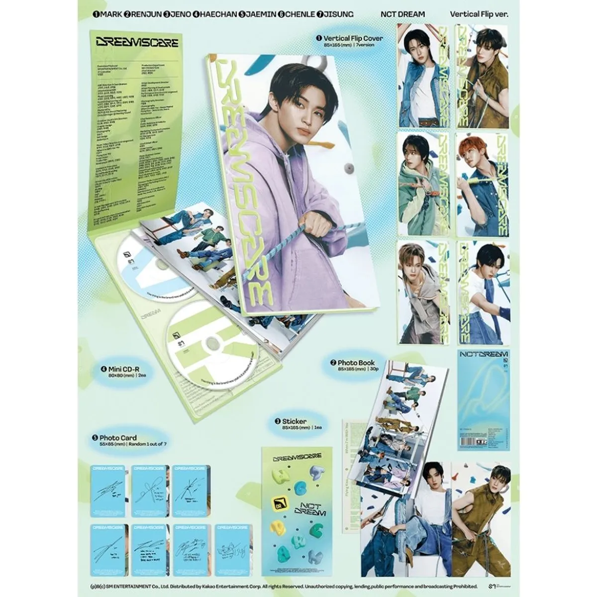 GENERICO - NCT DREAM The 4th Album DREAMSCAPE Vertical Flip Mark Ver.