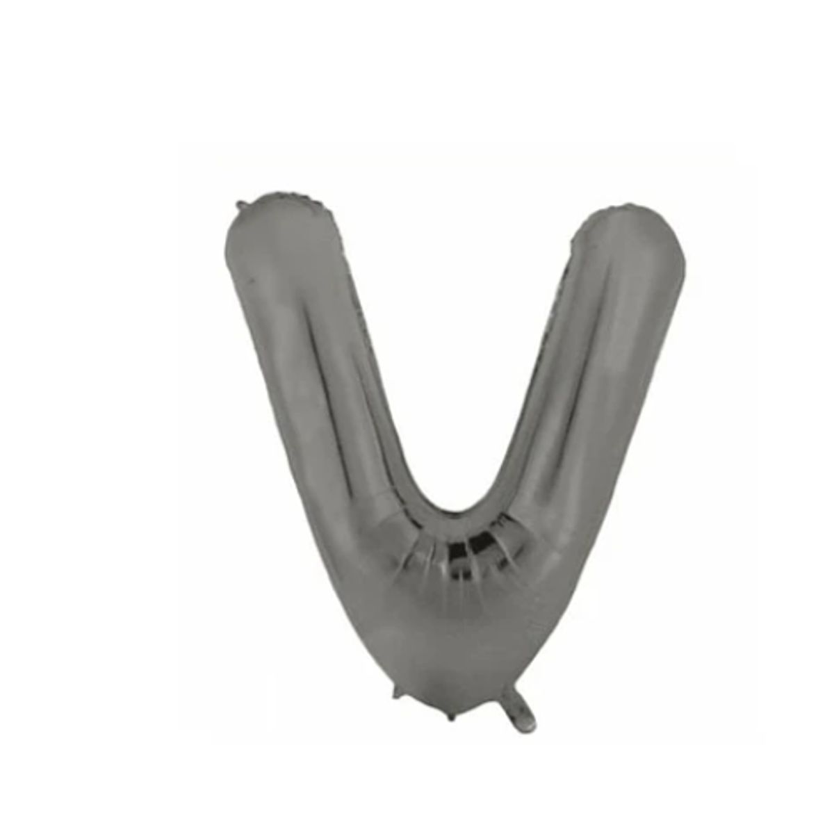 GENERICO - Globos metalizados de letras 40 pulgadas  PLATEADAS LETRA V