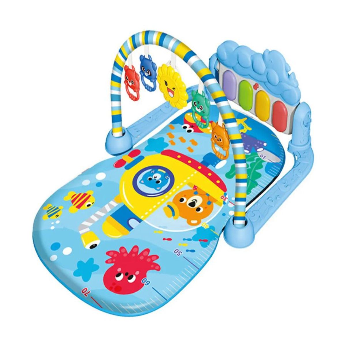 GENERICO - Gimnasio Para Bebe Musical Con Piano Alfombra Estimulacion