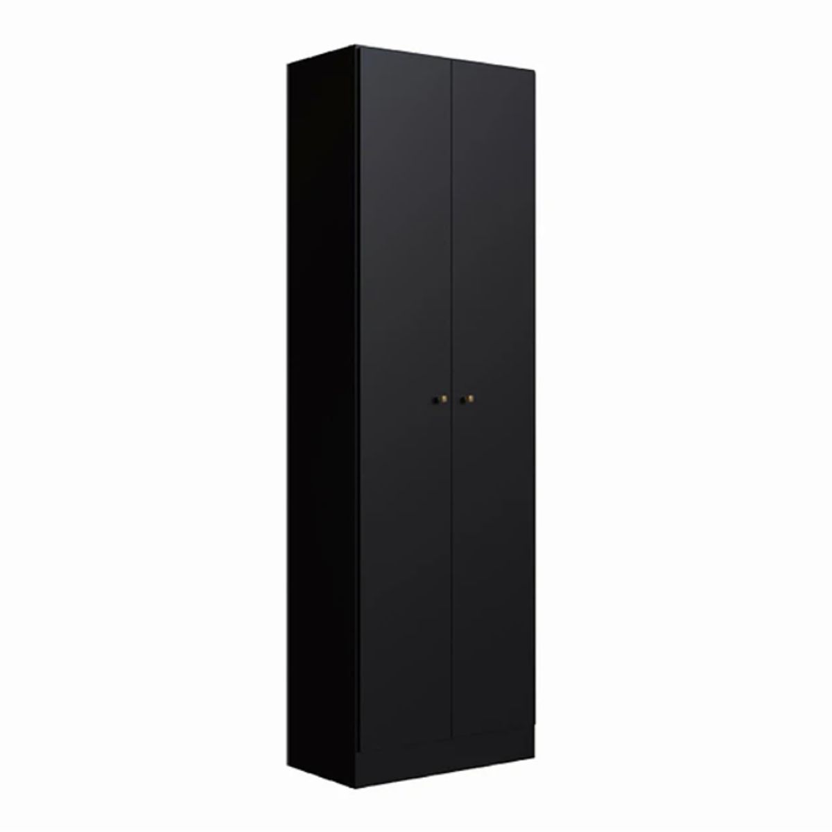BE DESIGN - Estante Multiuso Paraná 2 Puertas Con 5 Niveles Negro Mate