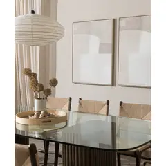 AMOBLE - Cuadro Cruma I Rectangular Beige 100 X 4 X 75 Cm