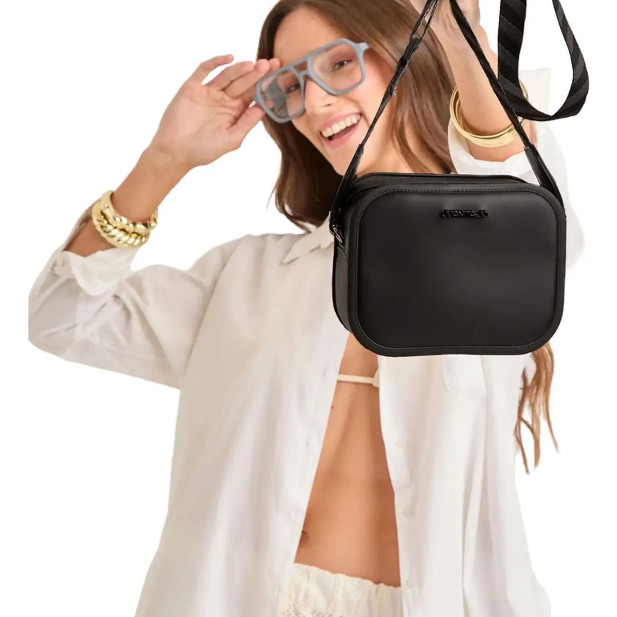 JUANITA JO - Carteras Bandolera Marsella Chica Tote Bag Negra