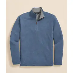 BROOKS BROTHERS - Poleron Hombre Oxf Face Pique Half Zip Azul