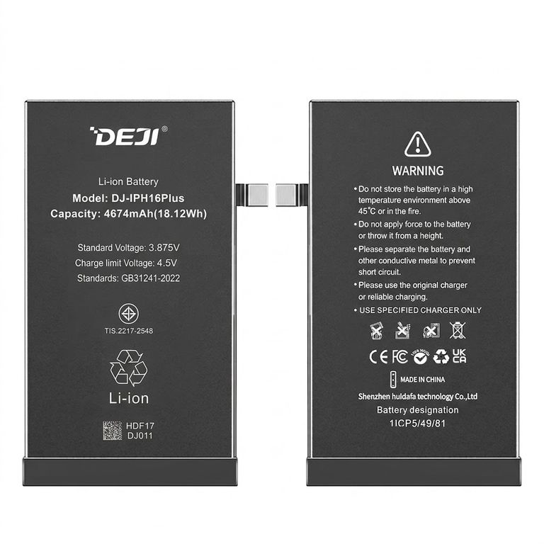 Batería para Iphone 16 Plus Marca Deji