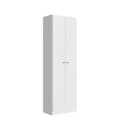 BE DESIGN - Estante Multiuso Paraná 2 Puertas Con 5 Niveles Blanco