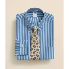 BROOKS BROTHERS - Camisa Hombre Ni Supima Stripe Reg Azul