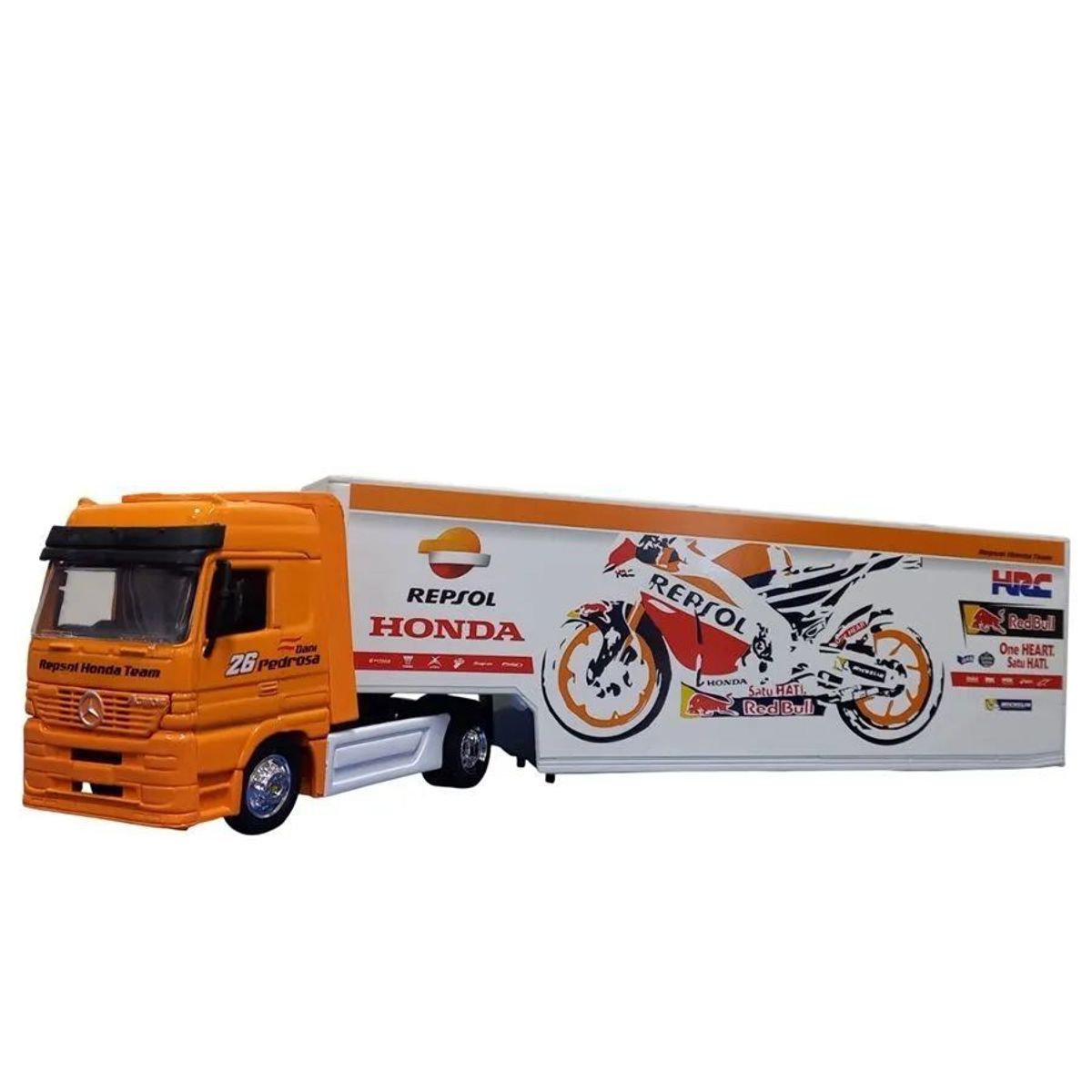 GENERICO - CAMION MERCEDES-BENZ ACTROS 4x2 REPSOL HONDA TEAM CON SEMIRREMOLQUE REPSOL HONDA TEAM 143