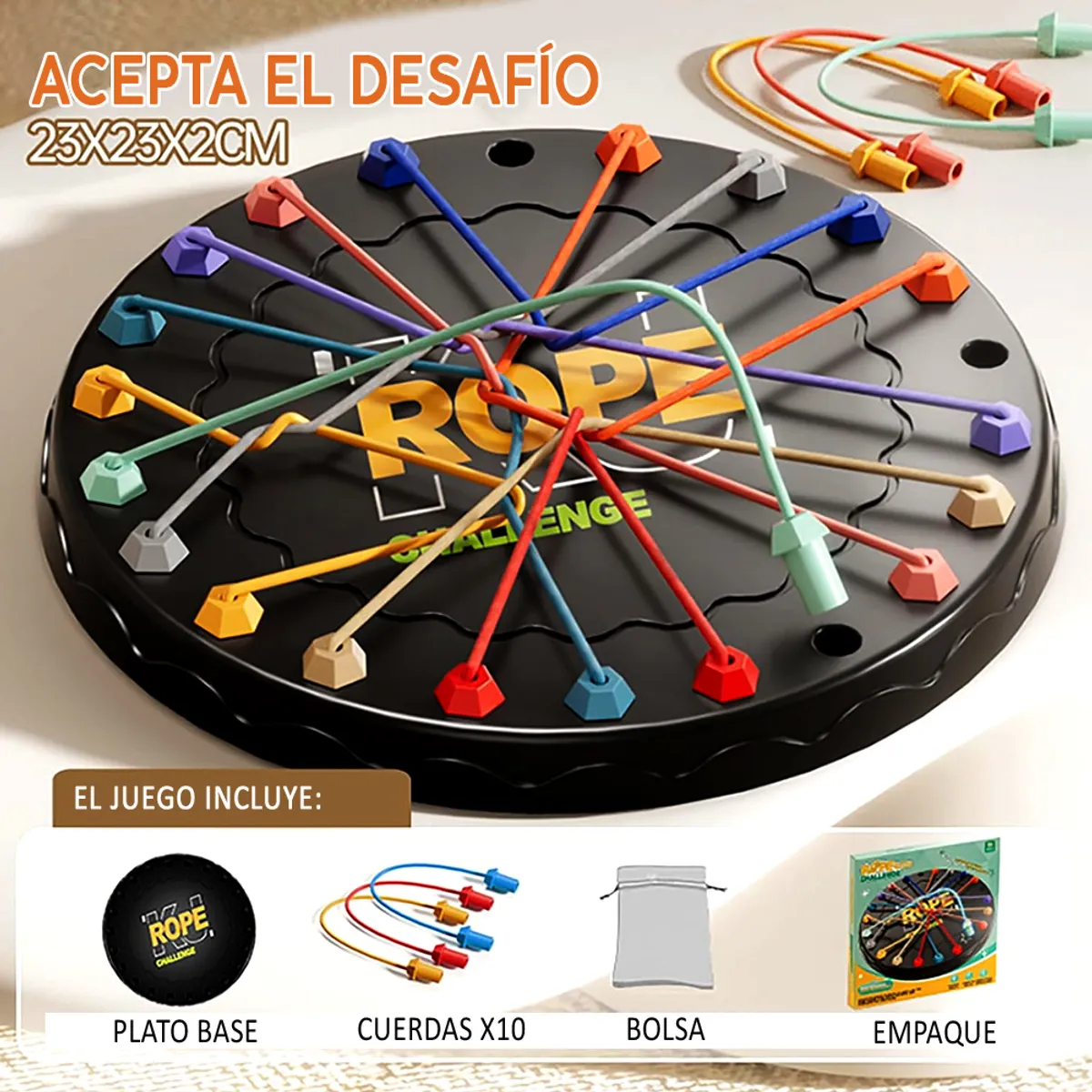 GENERICO - Puzzle Cuerdas Rompecabezas De Lógica Juego de Mesa familiar