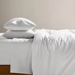 NATURALINO - Funda Plumon 1 PL/Camarote Blanco Percal