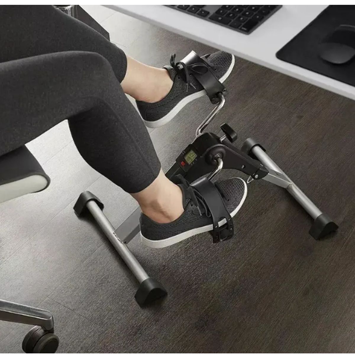 GENERICO - Pedalera Manos Pies Rehabilitacion Plegable Con Monitor LCD