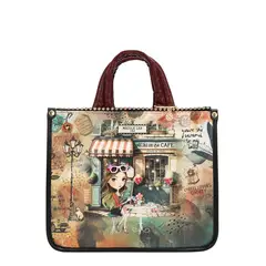 NICOLE LEE - CARTERA SMALL TOTE BAG VIRTUAL FRIEND