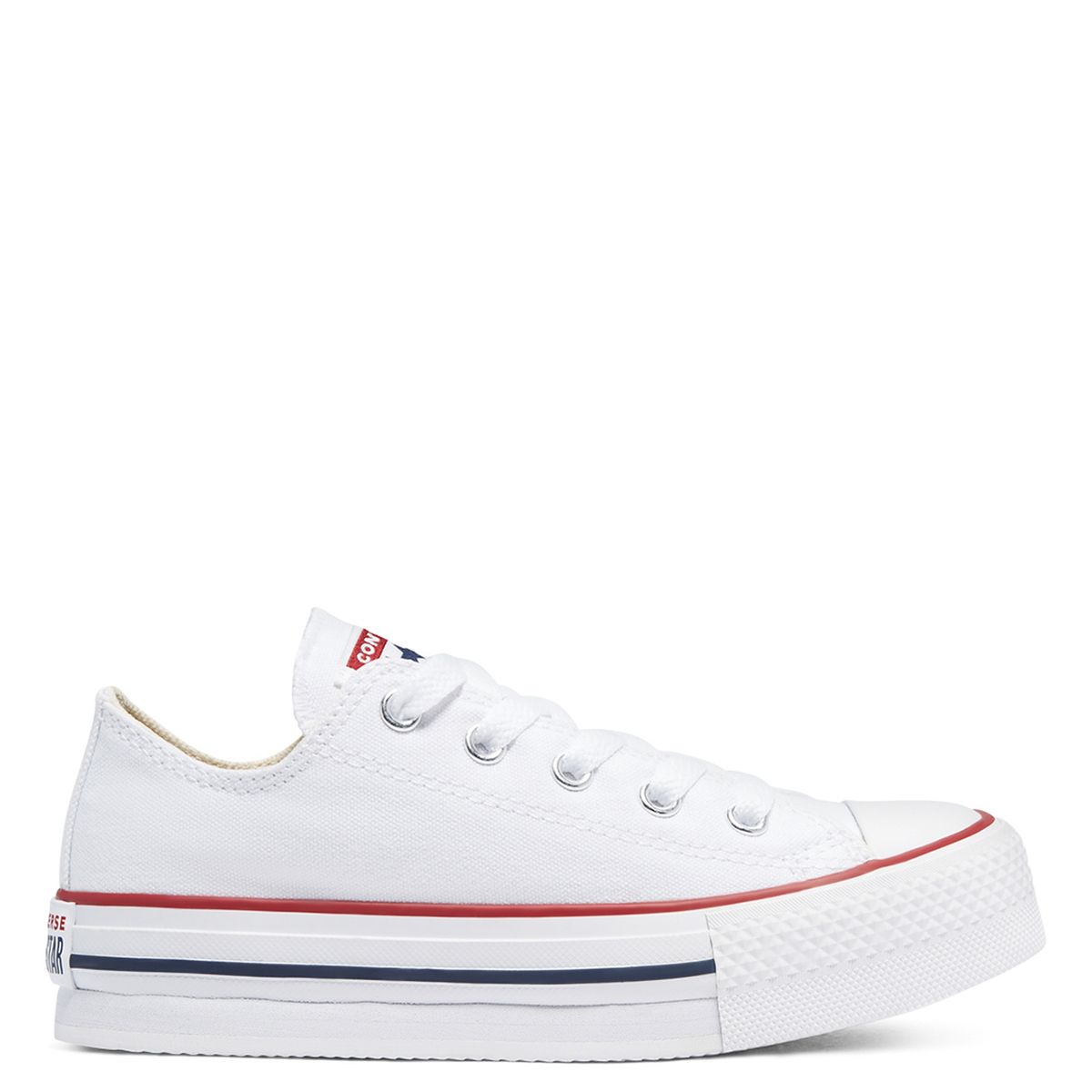 CONVERSE - Chuck Taylor Lift Zapatilla Urbana Niña Blanca
