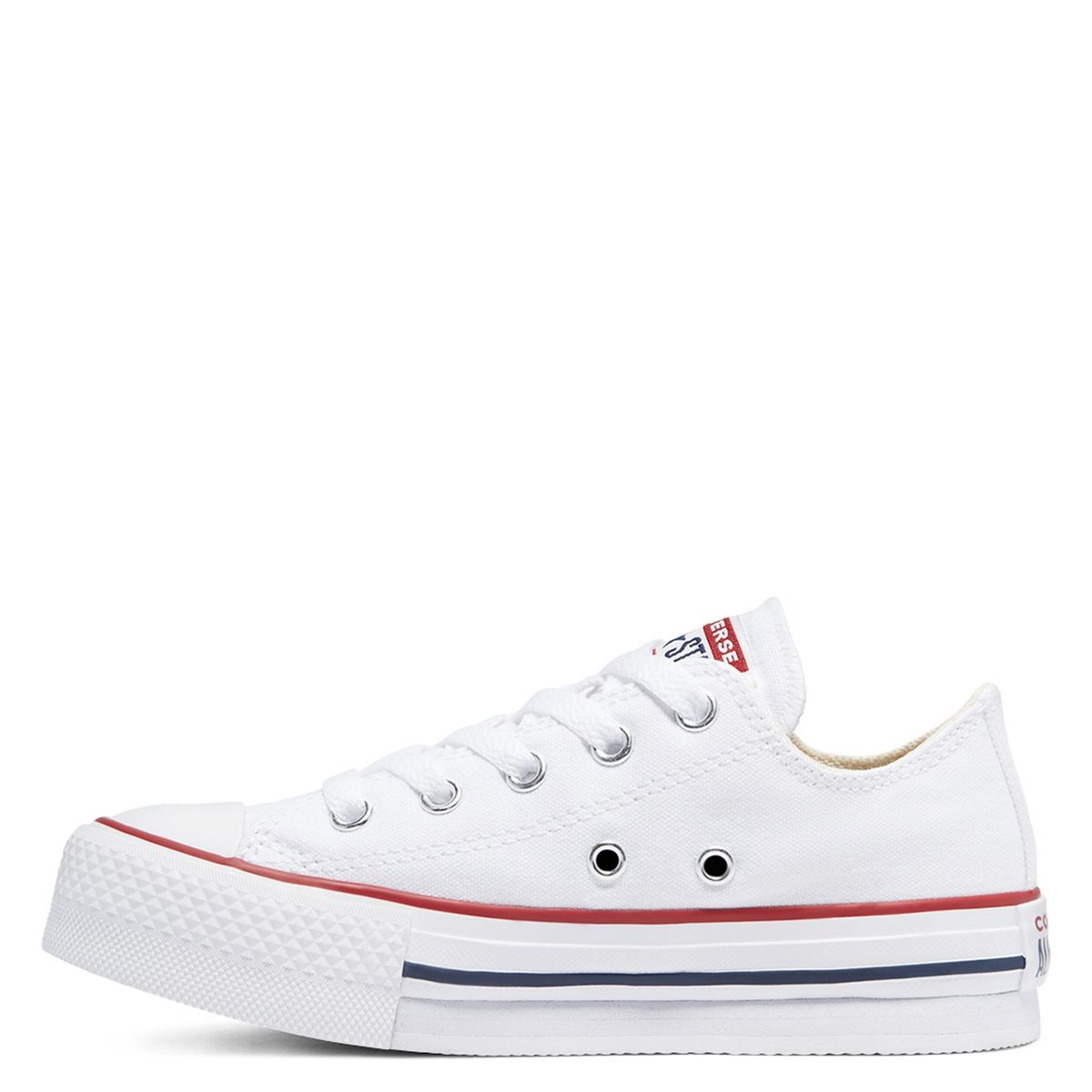 CONVERSE - Chuck Taylor Lift Zapatilla Urbana Niña Blanca