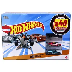 HOT WHEELS - Pack caja con 40 Autos surtidos