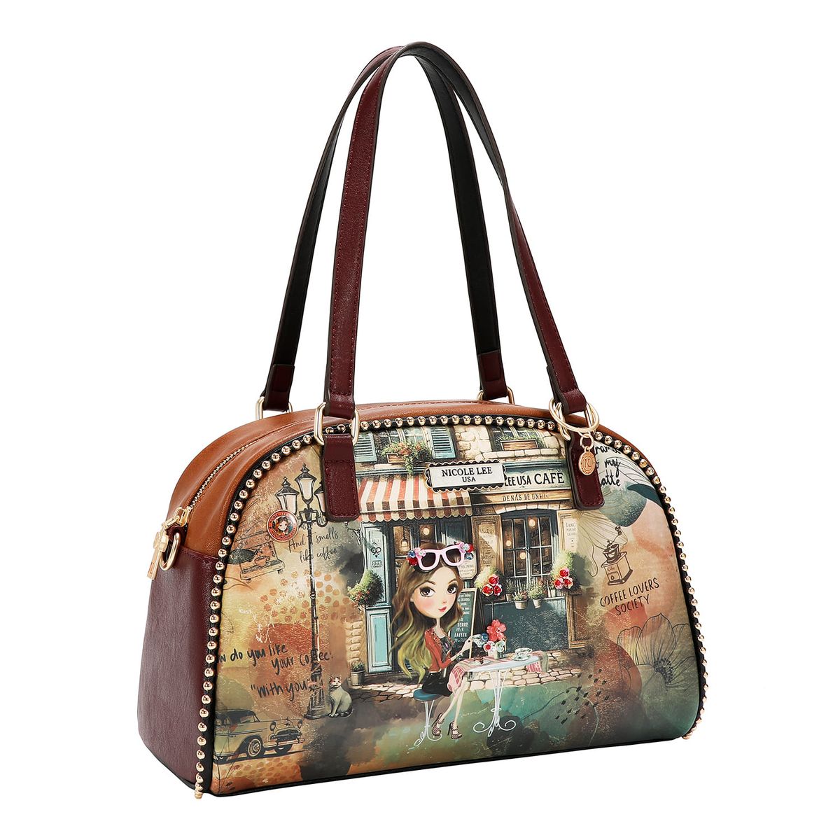 NICOLE LEE - CARTERA DOME BAG VIRTUAL FRIEND