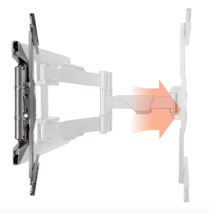 GENERICO Soporte Universal Brazo Articulado Base Tv45 A 75 Pulgadas
