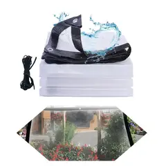 GENERICO - Lona Transparente 3×3m Resistente Impermeable + 10m Cuerda