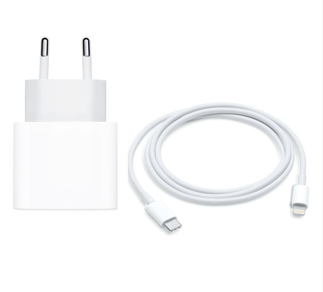 Cargador USB-C 20W Original Con Cable C Lightning 1mt