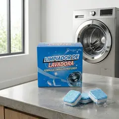 GENERICO - Limpiador de Lavadora en Pastillas Limpieza Profunda 12 u