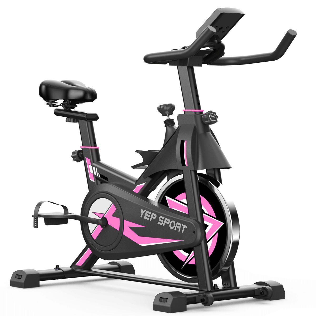 YEP S - Bicicleta Spinning Pro 14 KG Disco 1016-3 PINK