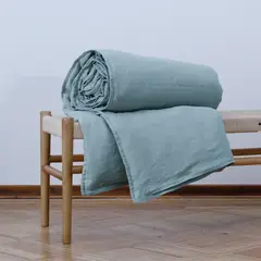 NATURALINO - Funda Piecera Loa XL Lino Grueso Aqua