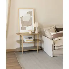 AMOBLE - Rack S Sosa Pk Madera Roble Natural Japandi